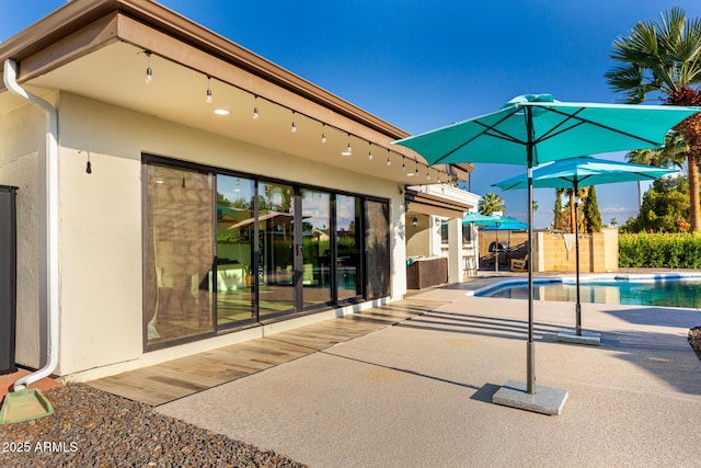 675 Val Verde Cir W, Litchfield Park, AZ 85340 - view of swimming pool featuring a patio area and fence