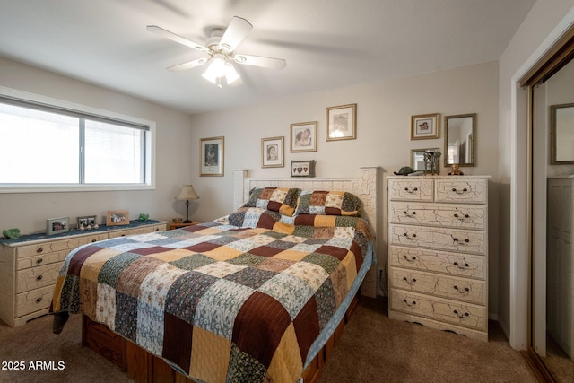 2125 E Elmwood St, Mesa, AZ 85213 - bedroom featuring carpet and ceiling fan