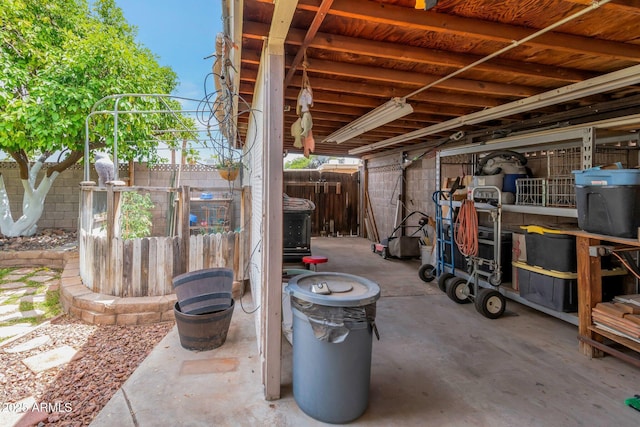 2125 E Elmwood St, Mesa, AZ 85213 - fenced backyard with a patio area