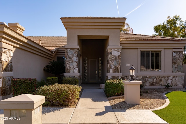 view of entrance to property