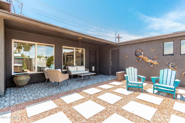 1814 W Thomas Rd, Phoenix, AZ 85015 - view of patio with an outdoor living space