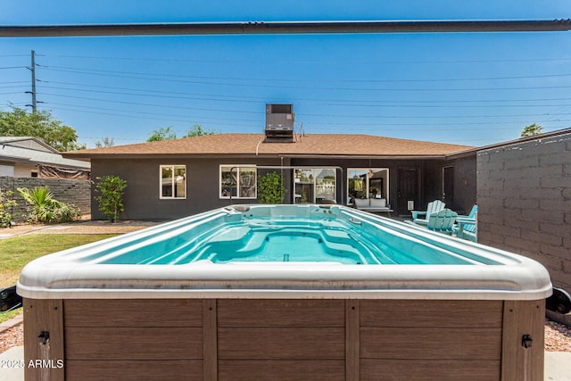1814 W Thomas Rd, Phoenix, AZ 85015 - view of pool featuring a hot tub