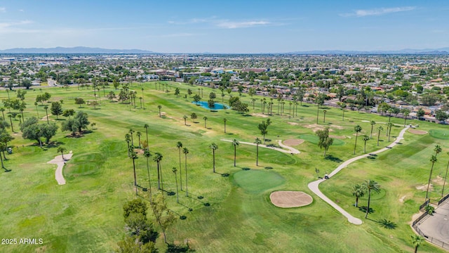 1814 W Thomas Rd, Phoenix, AZ 85015 - aerial perspective of suburban area featuring a mountainous background and a local golf course
