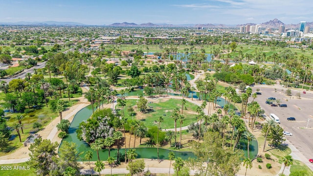 1814 W Thomas Rd, Phoenix, AZ 85015 - drone / aerial view of a water and mountain view