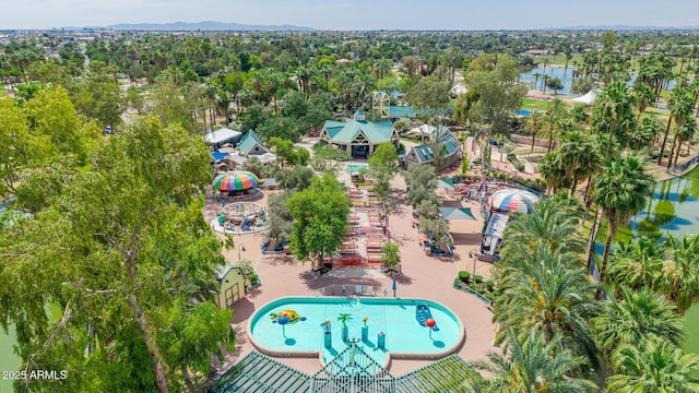 1814 W Thomas Rd, Phoenix, AZ 85015 - aerial view of a pool area and a nearby body of water
