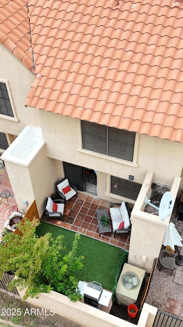 details with stucco siding