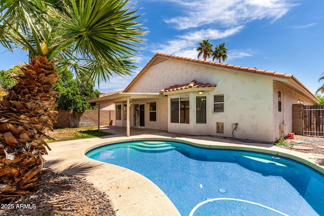 626 W Catclaw St, Gilbert, AZ 85233 - view of swimming pool featuring fence, a patio area, and a fenced in pool