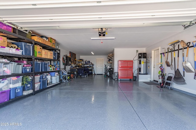 32431 N 226th Ave, Wittmann, AZ 85361 - garage with heat pump water heater and a garage door opener