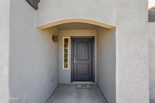 32431 N 226th Ave, Wittmann, AZ 85361 - doorway to property featuring stucco siding