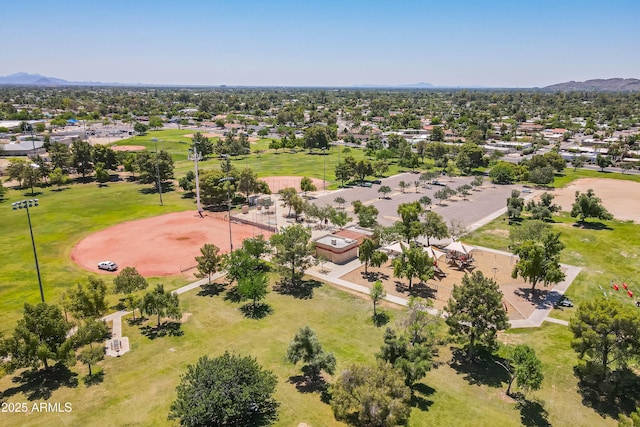 6231 E Desert Cove Ave, Scottsdale, AZ 85254 - aerial view of residential area featuring a mountainous background