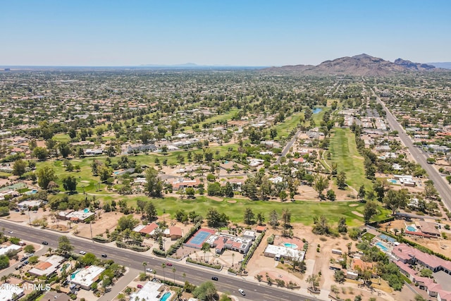 6231 E Desert Cove Ave, Scottsdale, AZ 85254 - bird's eye view of a mountainous background and a golf club