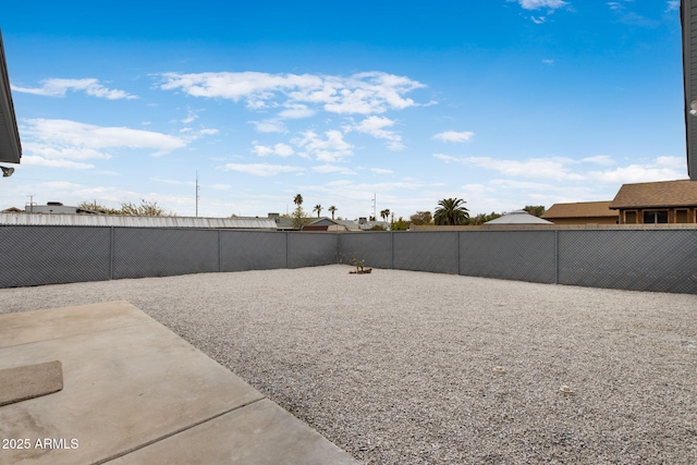 view of yard featuring a patio area