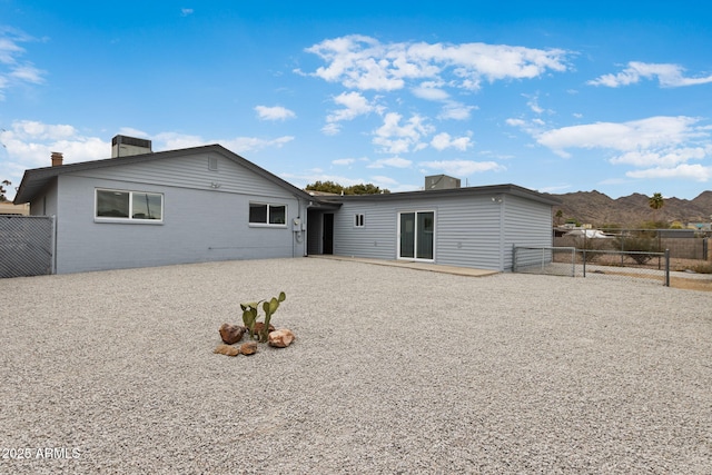 back of house featuring a patio