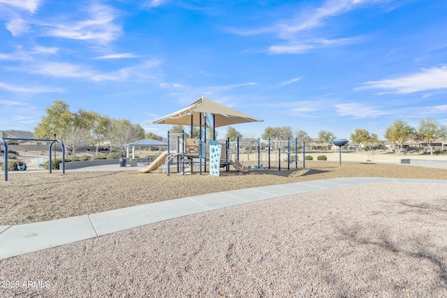 view of play area