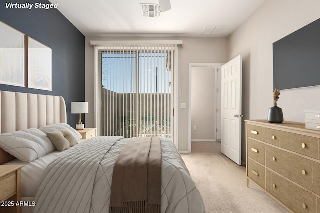 42424 N Gavilan Peak Pkwy Unit 57104, Anthem, AZ 85086 - bedroom featuring light carpet and access to exterior
