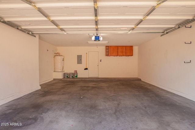 42424 N Gavilan Peak Pkwy Unit 57104, Anthem, AZ 85086 - garage with electric panel, water heater, and a garage door opener