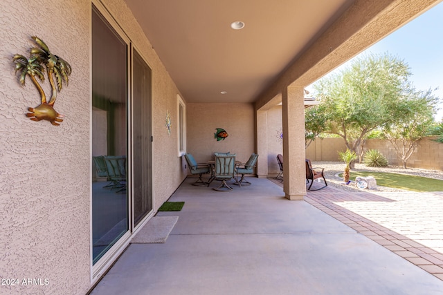 view of patio