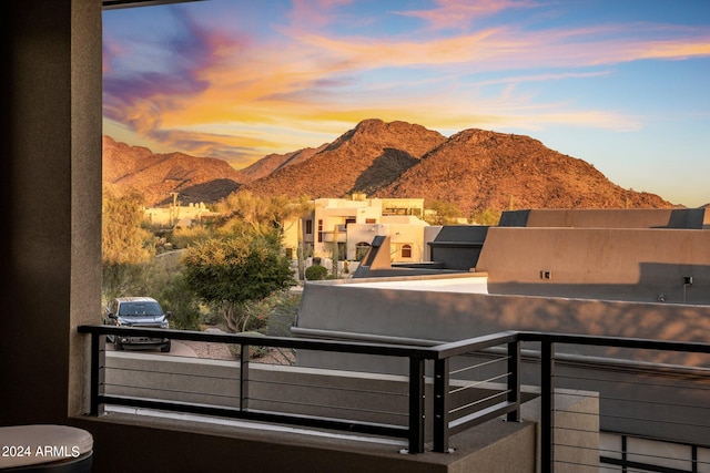 view of property view of mountains