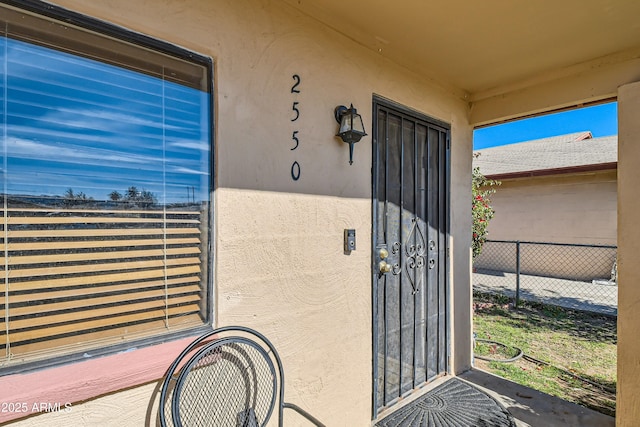 view of property entrance