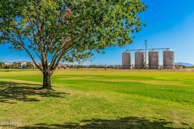 view of community with a lawn