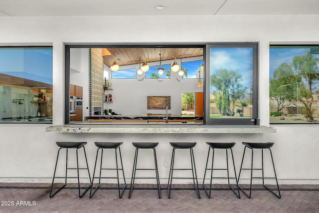 11649 N Miller Rd, Scottsdale, AZ 85260 - bar featuring brick floor and cooktop