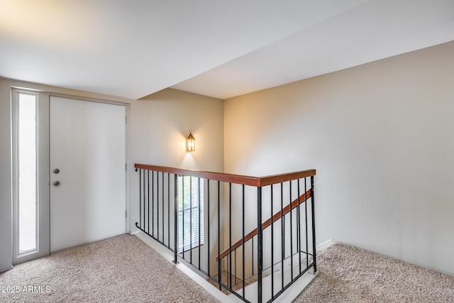 8225 N Central Ave Unit 44, Phoenix, AZ 85020 - interior space with carpet flooring and an upstairs landing