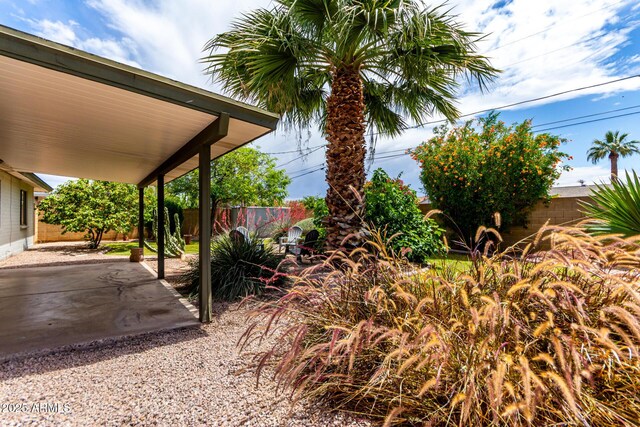 3031 E Avalon Dr, Phoenix, AZ 85016 - fenced backyard featuring a patio area