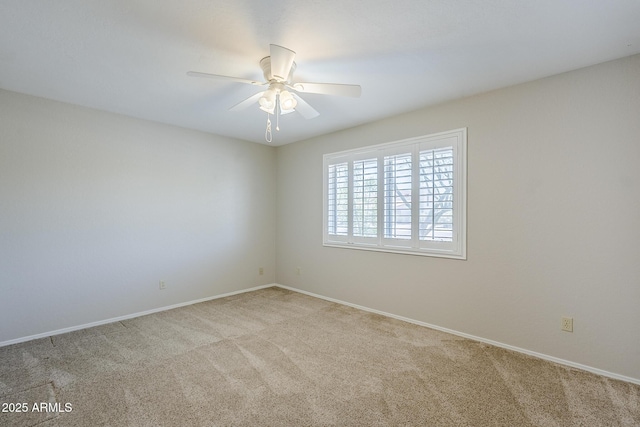 2178 E Golf Ave, Tempe, AZ 85282 - carpeted spare room featuring ceiling fan and baseboards