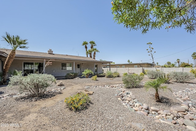 2178 E Golf Ave, Tempe, AZ 85282 - rear view of house with a chimney