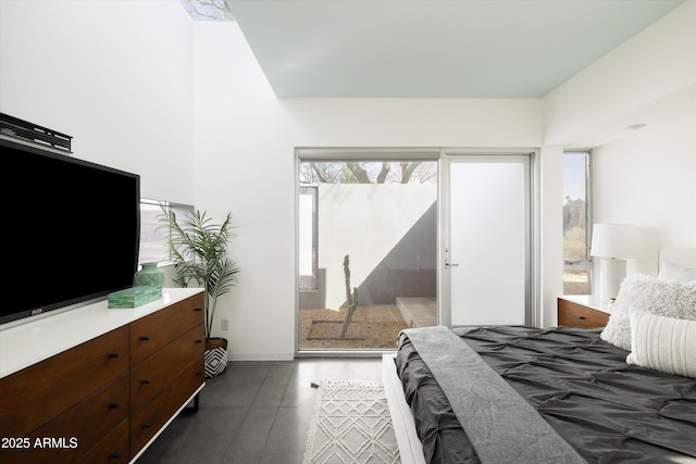 bedroom featuring multiple windows