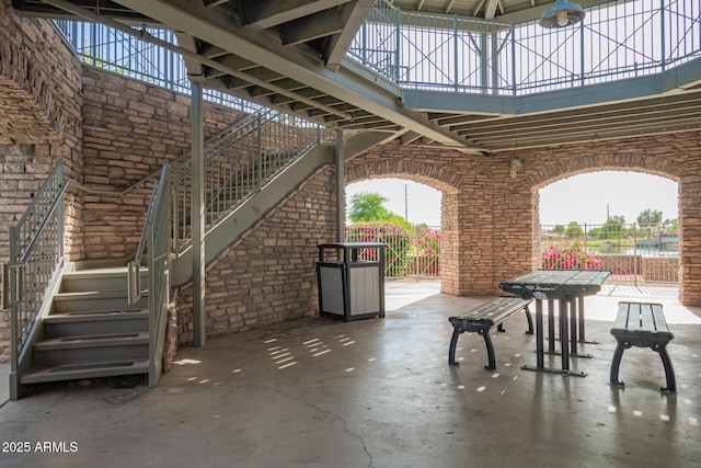 4562 S Park Grove St Unit 101, Gilbert, AZ 85297 - view of patio / terrace with stairs