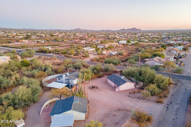 birds eye view of property featuring a residential view