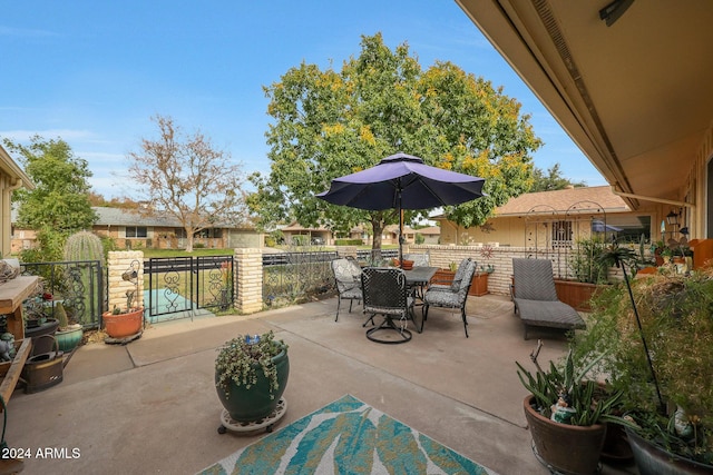 view of patio