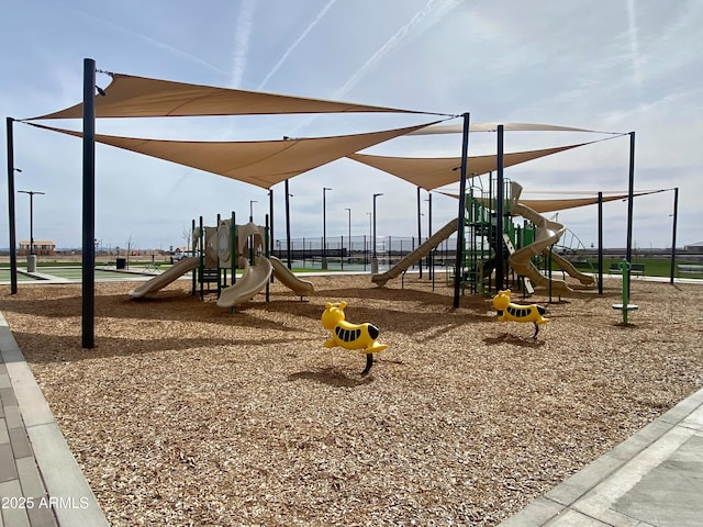 view of communal playground