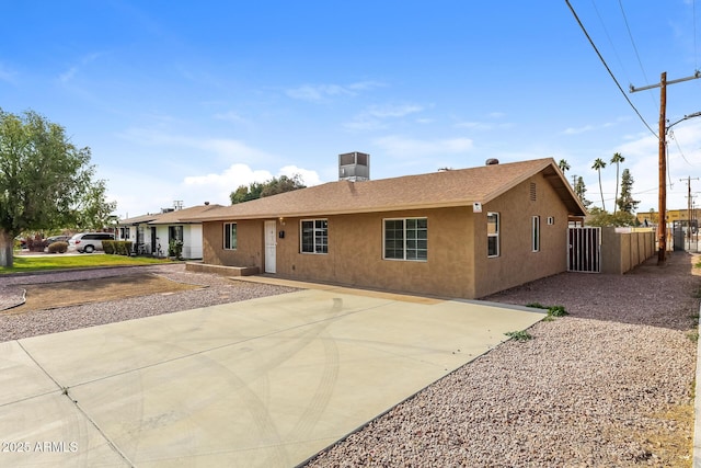 view of ranch-style home