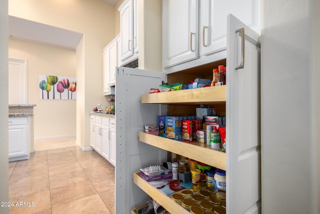 view of pantry