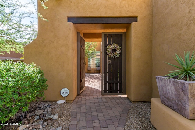 view of property entrance