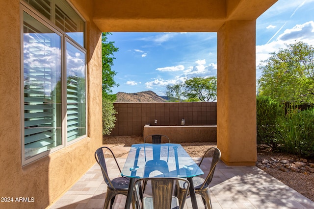 view of patio