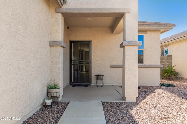 view of entrance to property