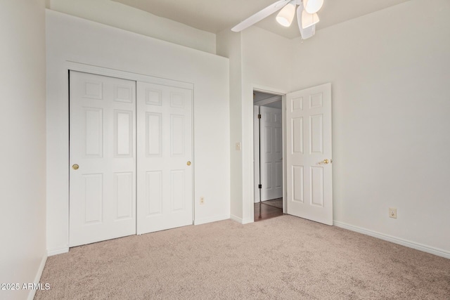 15430 N 19th Way, Phoenix, AZ 85022 - unfurnished bedroom with carpet, baseboards, and a closet