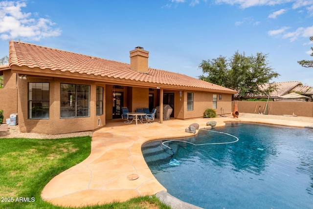 15430 N 19th Way, Phoenix, AZ 85022 - view of pool featuring fence and a patio