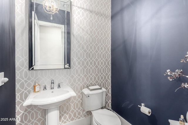 bathroom with toilet