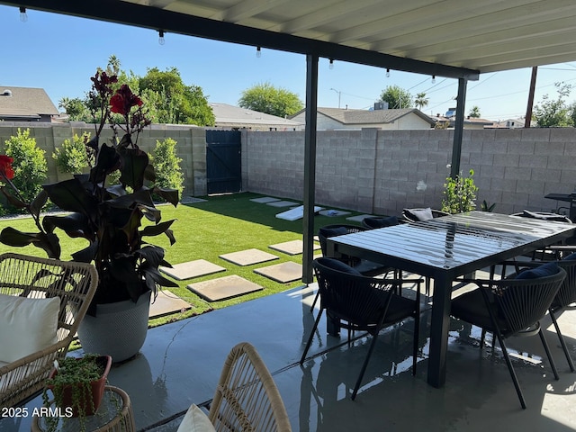 7802 E Hubbell St, Scottsdale, AZ 85257 - view of patio featuring outdoor dining space