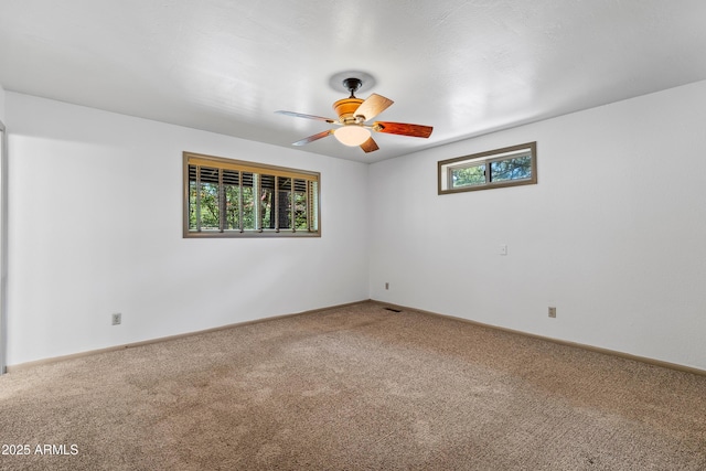 17620 Littlefield Pl, Munds Park, AZ 86017 - carpeted empty room featuring ceiling fan and baseboards