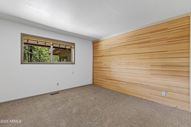 17620 Littlefield Pl, Munds Park, AZ 86017 - spare room with wooden walls and carpet flooring