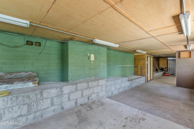 17620 Littlefield Pl, Munds Park, AZ 86017 - below grade area with concrete block wall