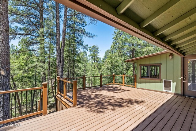 17620 Littlefield Pl, Munds Park, AZ 86017 - view of deck