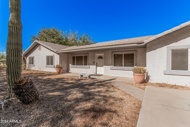 exterior space with covered porch