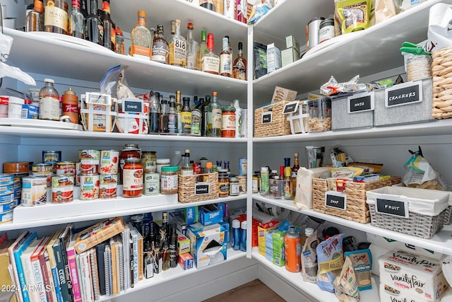 view of pantry