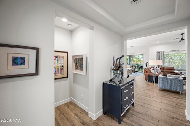 16987 W Princeton Ave, Goodyear, AZ 85395 - hallway featuring wood finished floors